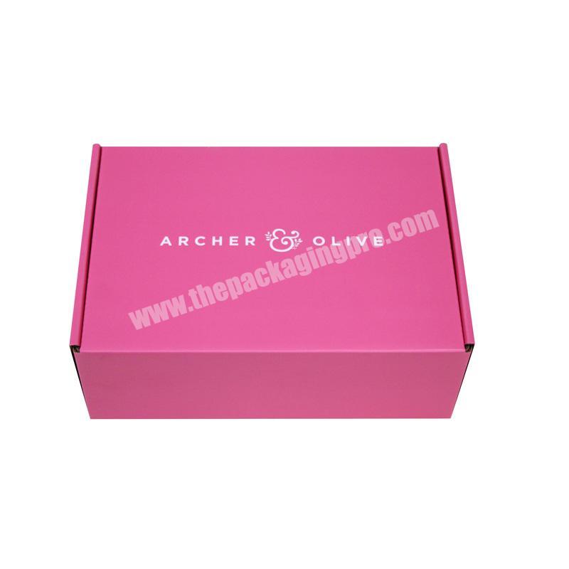 Recycled Material Storage Corrugated Box Colorful Paper Printing For Shoe And Clothing Packaging