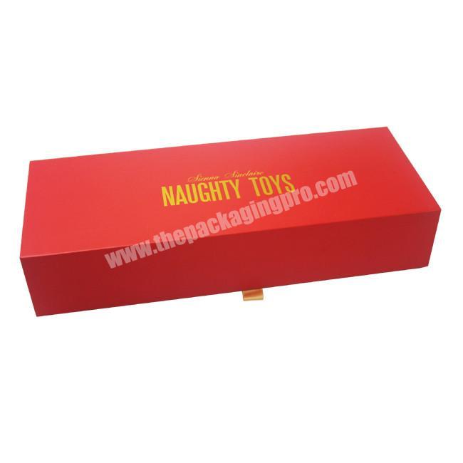 Red Color Book Shaped Gift Box Children's Toy Packaging Box