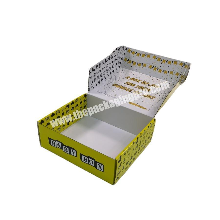 Reusable Nice Design Custom Logo Carton Cardboard Packing Clothing Mailer Corrugated Boxes