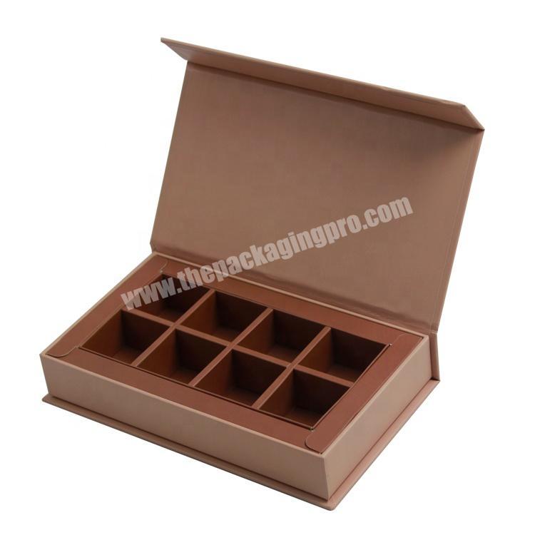 Rigid Magnetic Cardboard Paper Box Chocolate Box with Insert Packaging Gift Boxes