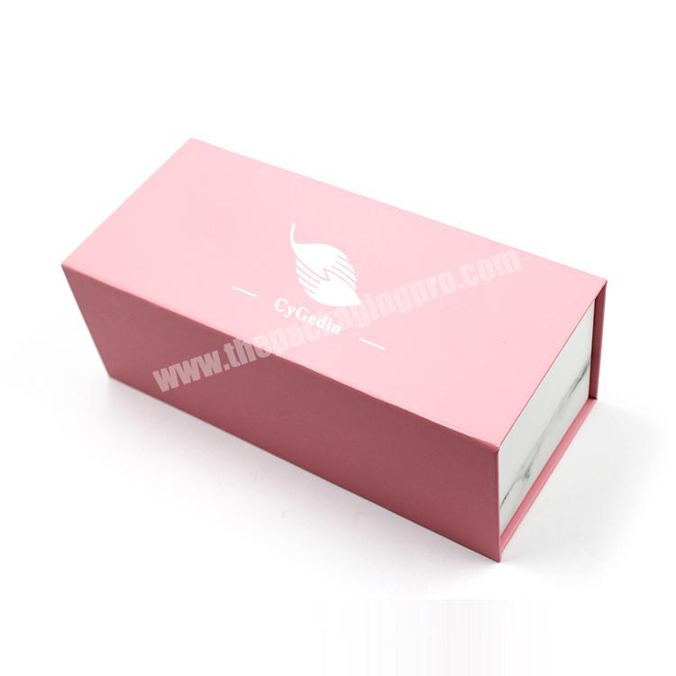 Rigid Magnetic Folding Paper Box Custom Wig Install Satin Wig Packaging Gift Boxes