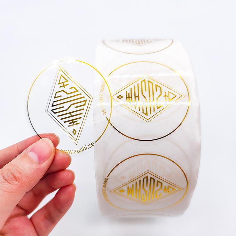 Source DOY Label Custom Gold Brand Logo Printing Gift Wrapping