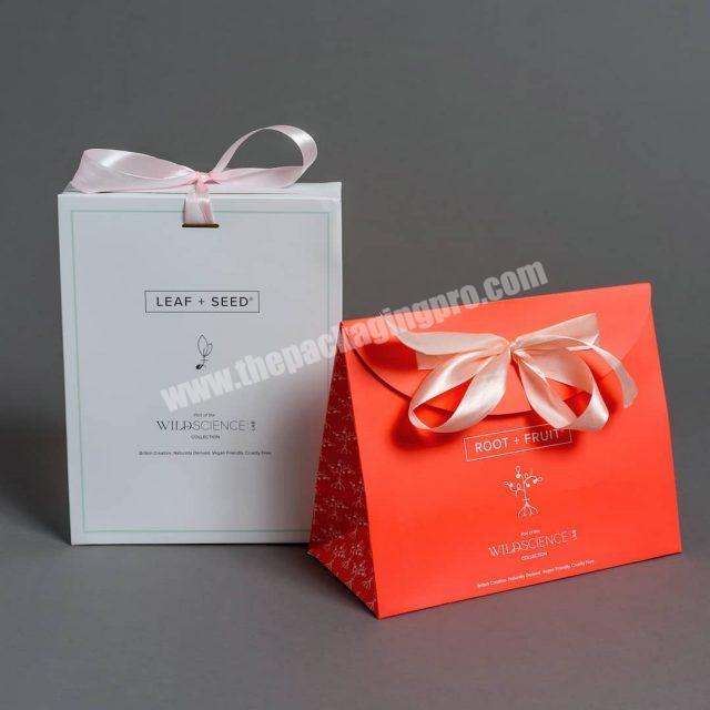 Small Custom Made Logo On Luxury Jewelry Gift Bags Sac Packaging For Businesses
