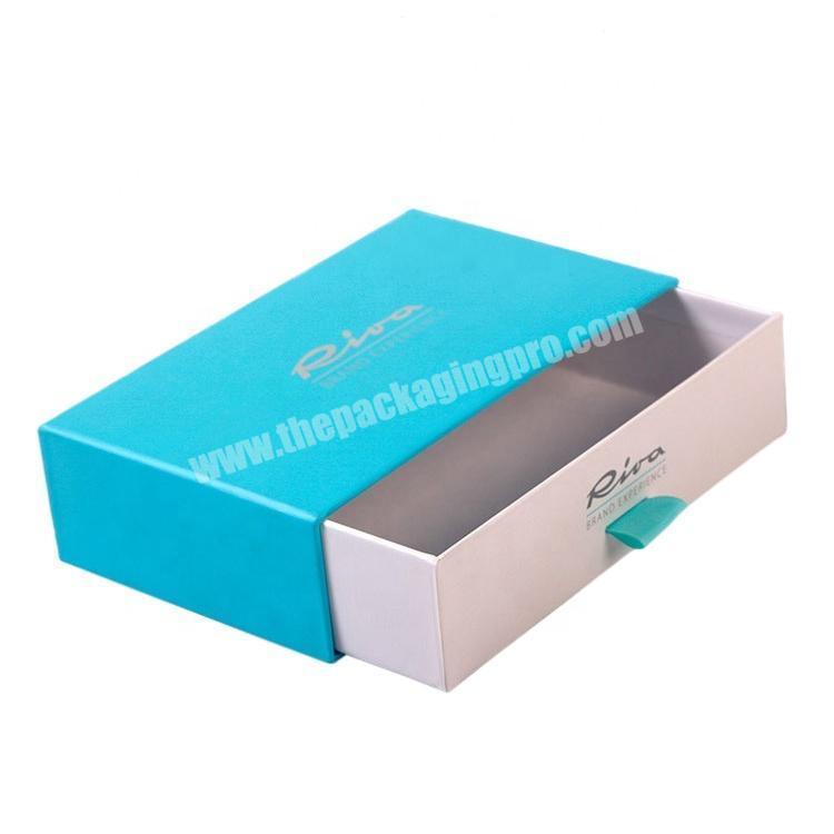 Small Gift Packaging Custom CMYK Printing Competitive Price Drawer Box Jewelry
