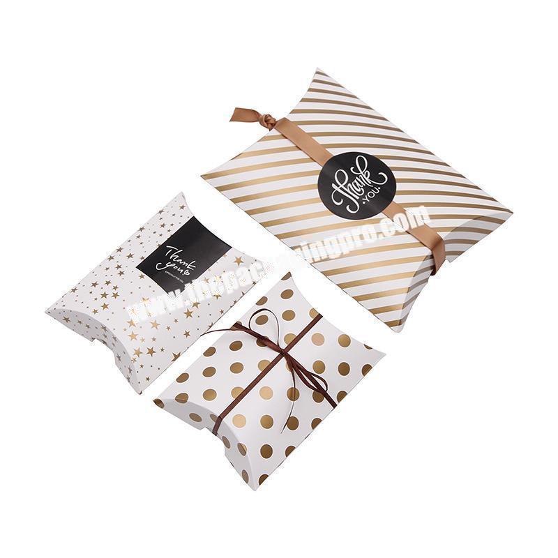 Snack Pie Wrap Pillow Case Gift Box Biodegradable Food Or Cosmetics Packaging