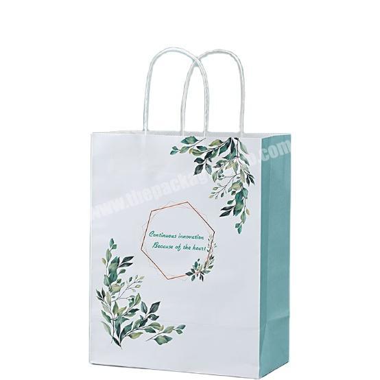 Sophisticated Dreamy Complicated Color Nail Polish Oil Square Paper Bags With Customized Logo