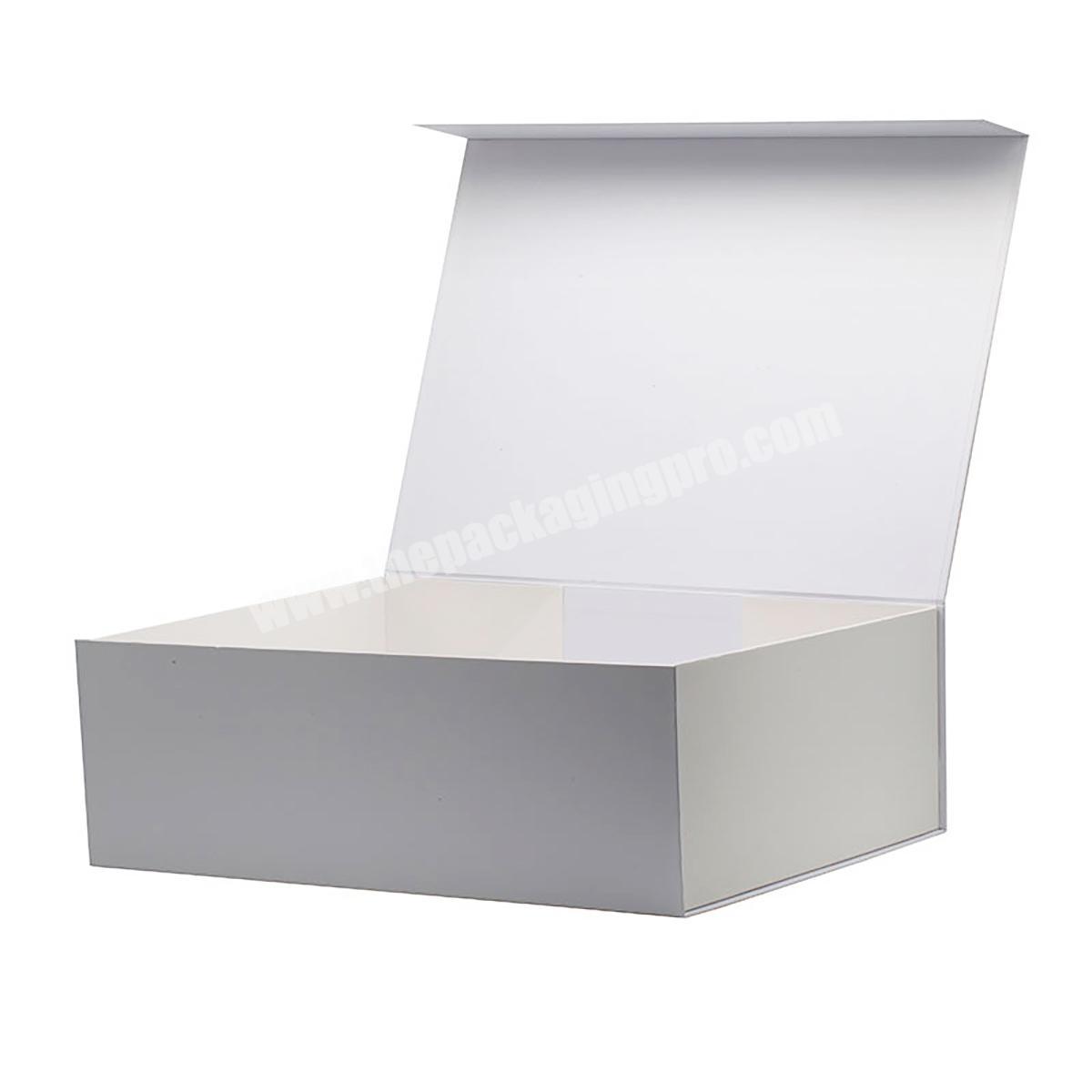 Space Saving Folding Foldable Magnetic Gift Box Packaging Custom Boxes With Lid