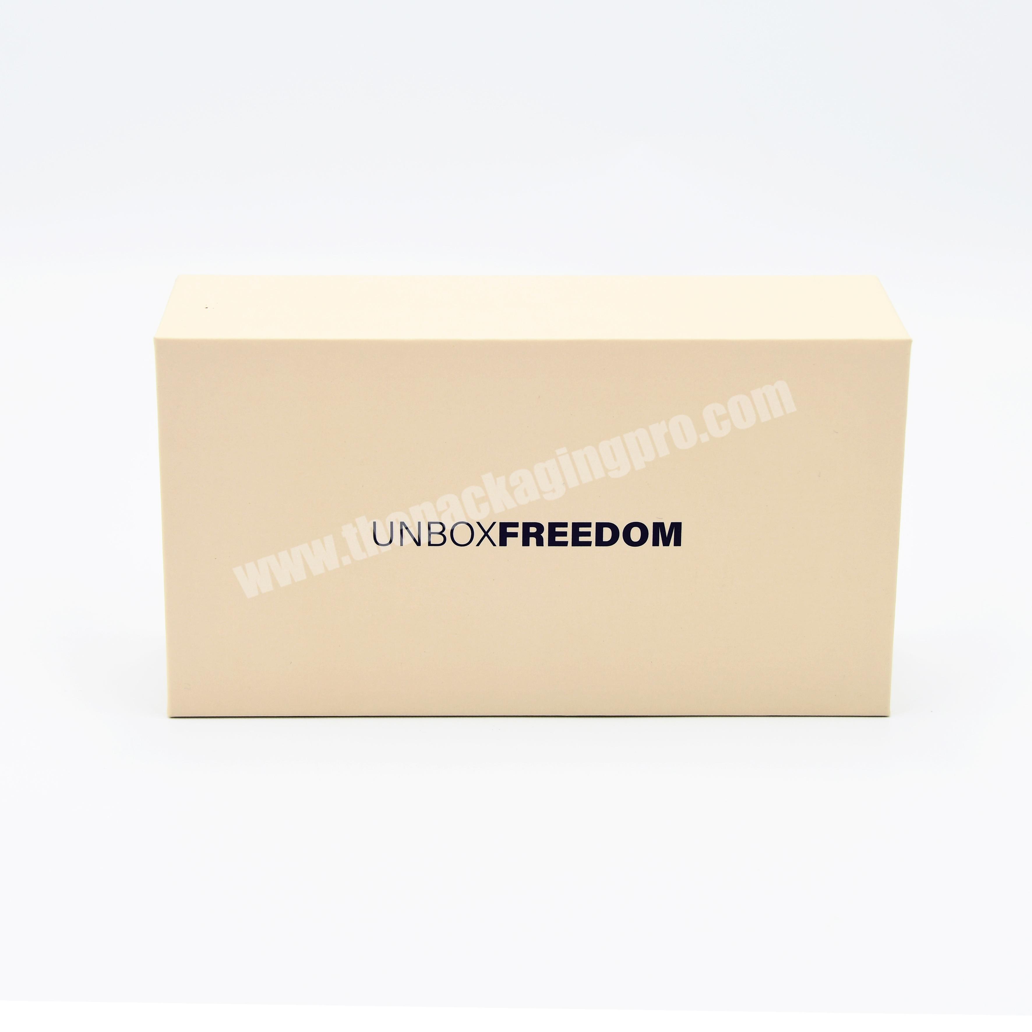 Spot color printed lid and base gift cardboard box  with foam insert for consumer electronics wholesaler