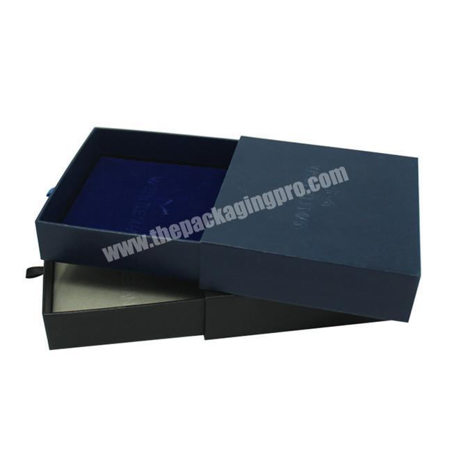 Stamping Customized Logo Cardboard Matchbox with Drawer Cover Slide Packaging Box