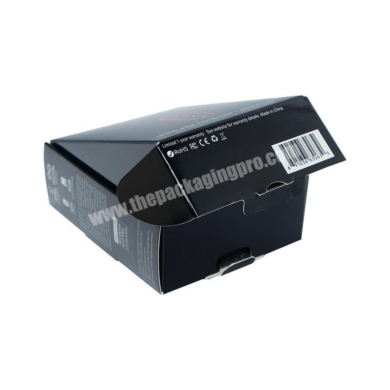 Support Personalized Custom Logo Cardboard Box Clamshell Collapsible Paper Box