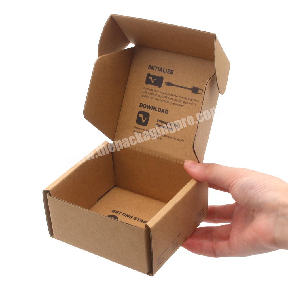 Tiny Small Custom Business Kraft Tiny Shipping Mailer Box Packaging Custom Logo
