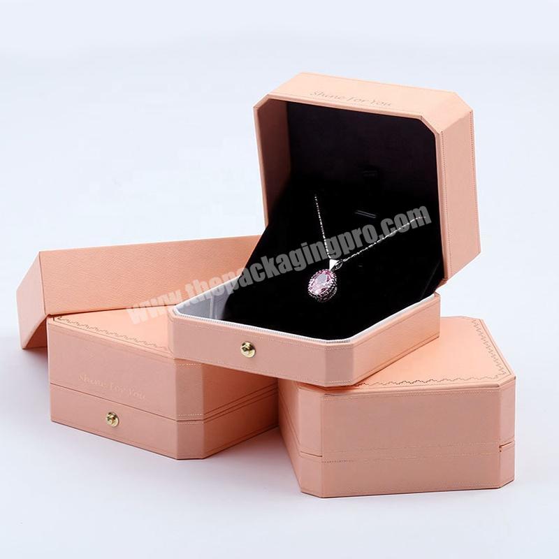 Top quality octagonal jewelry upscale proposal diamond box packaging gift box