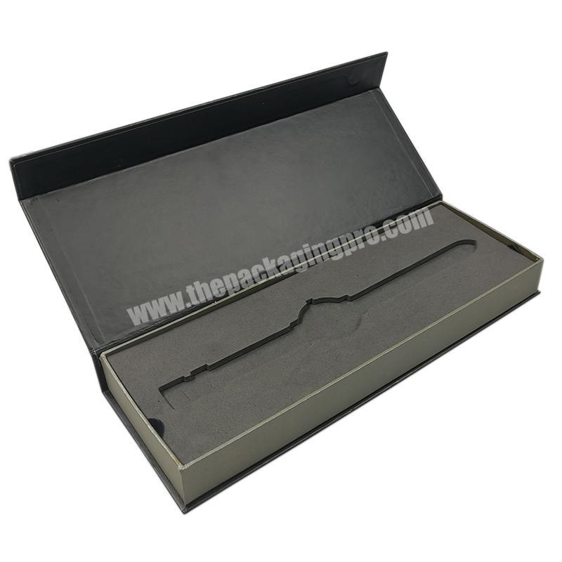 Watch box custom luxury packaging watch black paper drawer  ever boxes sliding gift box with print own logo