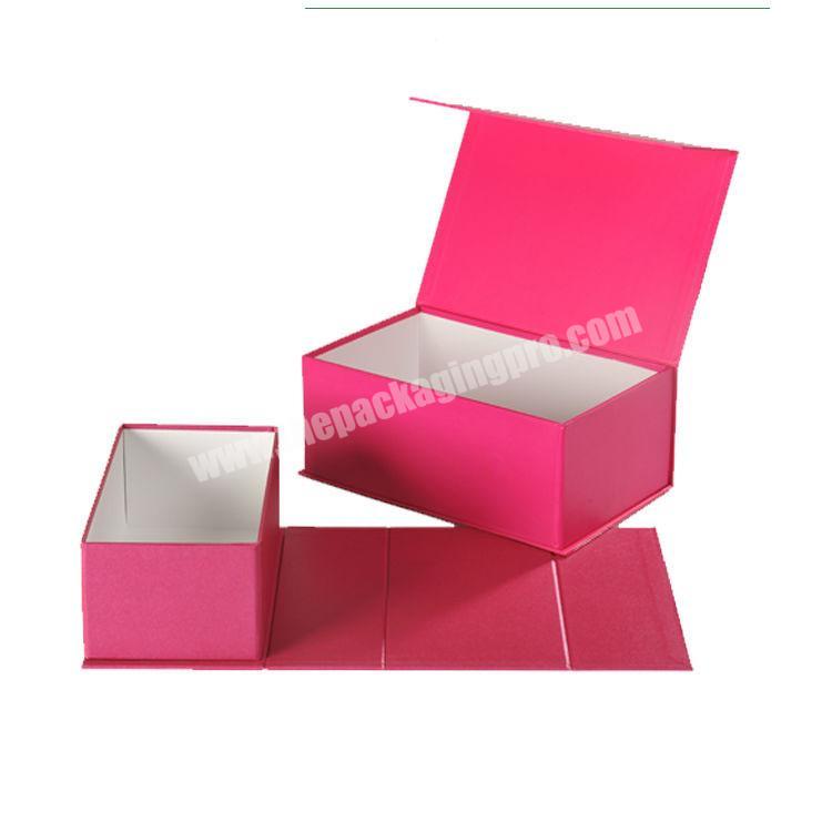 White Empty Small Gift Box Packaging With Custom Printed Logo
