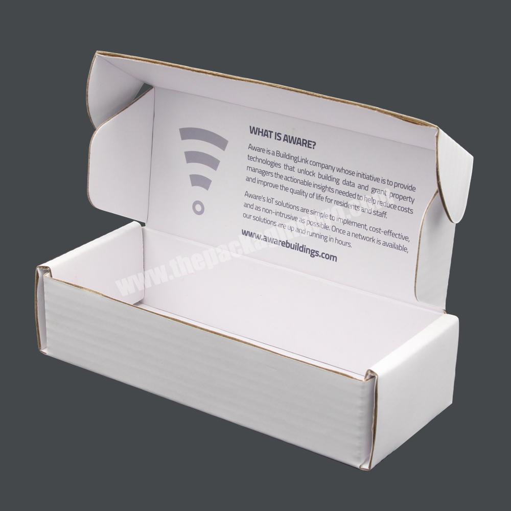 White Rectangle Small Mailer Boxes For Packiging Custom