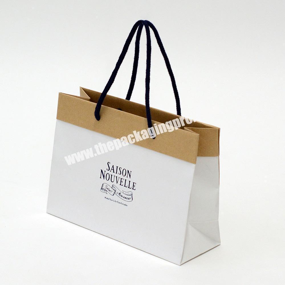 Wholesale Cheap Luxury Kraft Paper Packaging Gift Shopping Bag Paperbag With Customized Logo