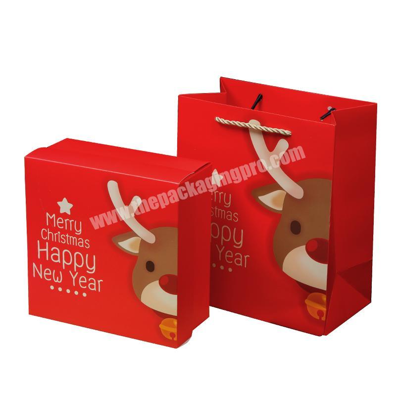 Wholesale  Christmas day 2 piece paper packaging chocolate advent calendar packaging gift box