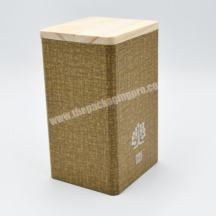 Wholesale Custom Fancy Logo empty cardboard boxes speicla paper material with a lid for tea packaging