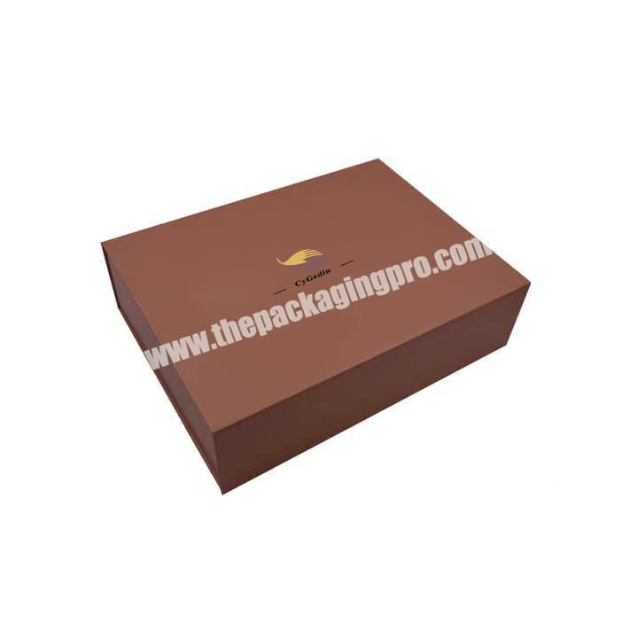 Wholesale Custom Folding double door Luxury Cosmetic pink magnetic gift box