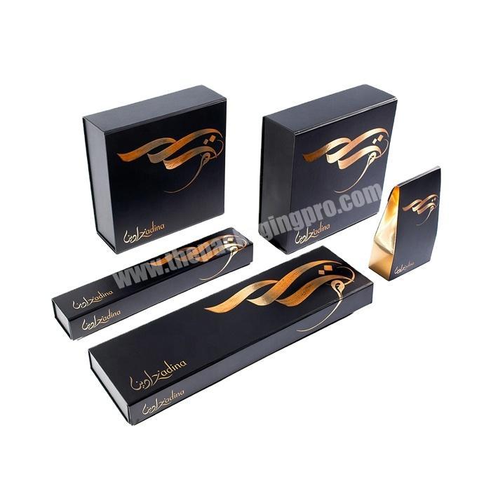 Wholesale Custom Logo Black Magnetic wig Cardboard Paper box Gift Premium Wig Luxury Hair Extension Packaging Box