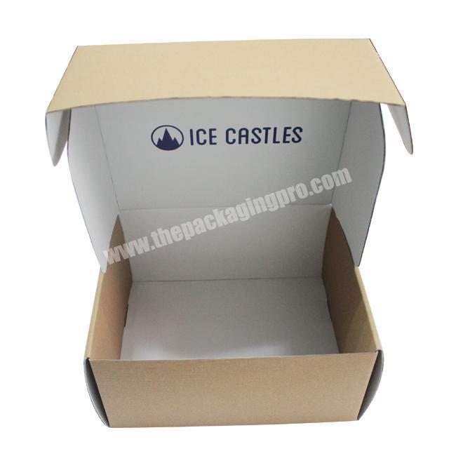 Wholesale Custom Made Corrugated Drop Front Shoe Box For Sale