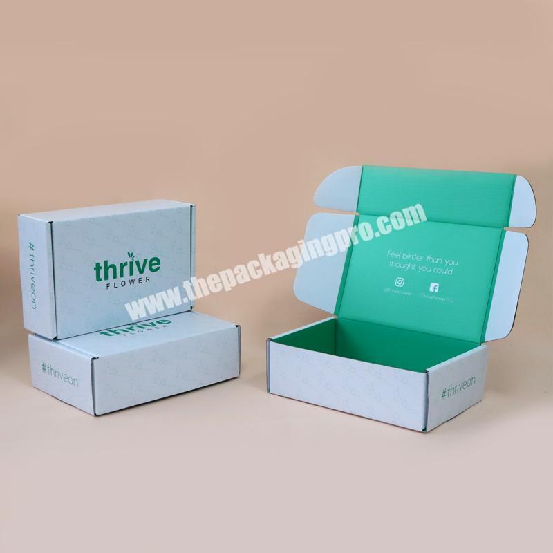 Holographic Universal Custom Cardboard Packaging Shipping sunglasses White Gift Print 3 ply Corrugated Paper Box