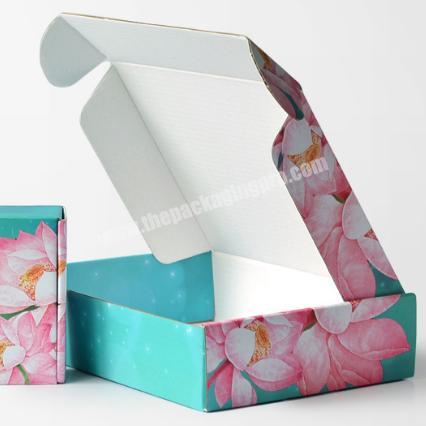 Wholesale Customization Custom Print White Box Corrugated Box With Logo