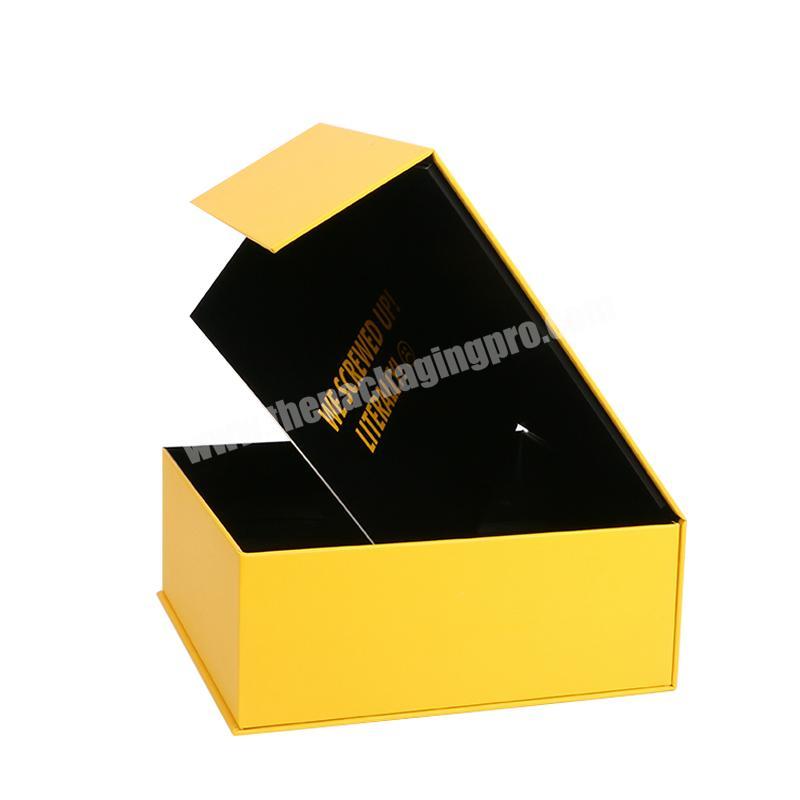 Wholesale Eco Friendly Custom Logo Print Luxury Magnetic Closure Gift Pink Paper Box For Clothing Surprise Gift Candle Packaging
