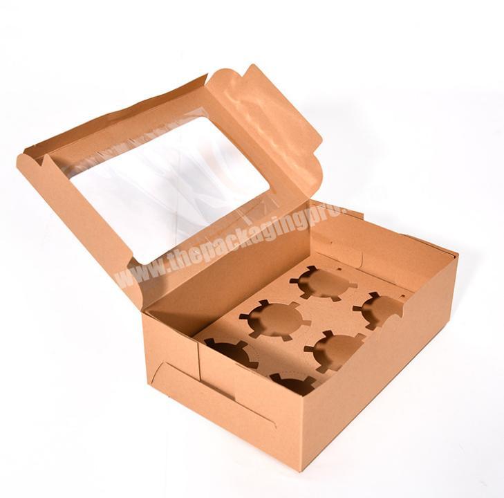 Wholesale Eco-Friendly Small kraft paper food grade Recycled Materials  Paper Cake Box Gift Box