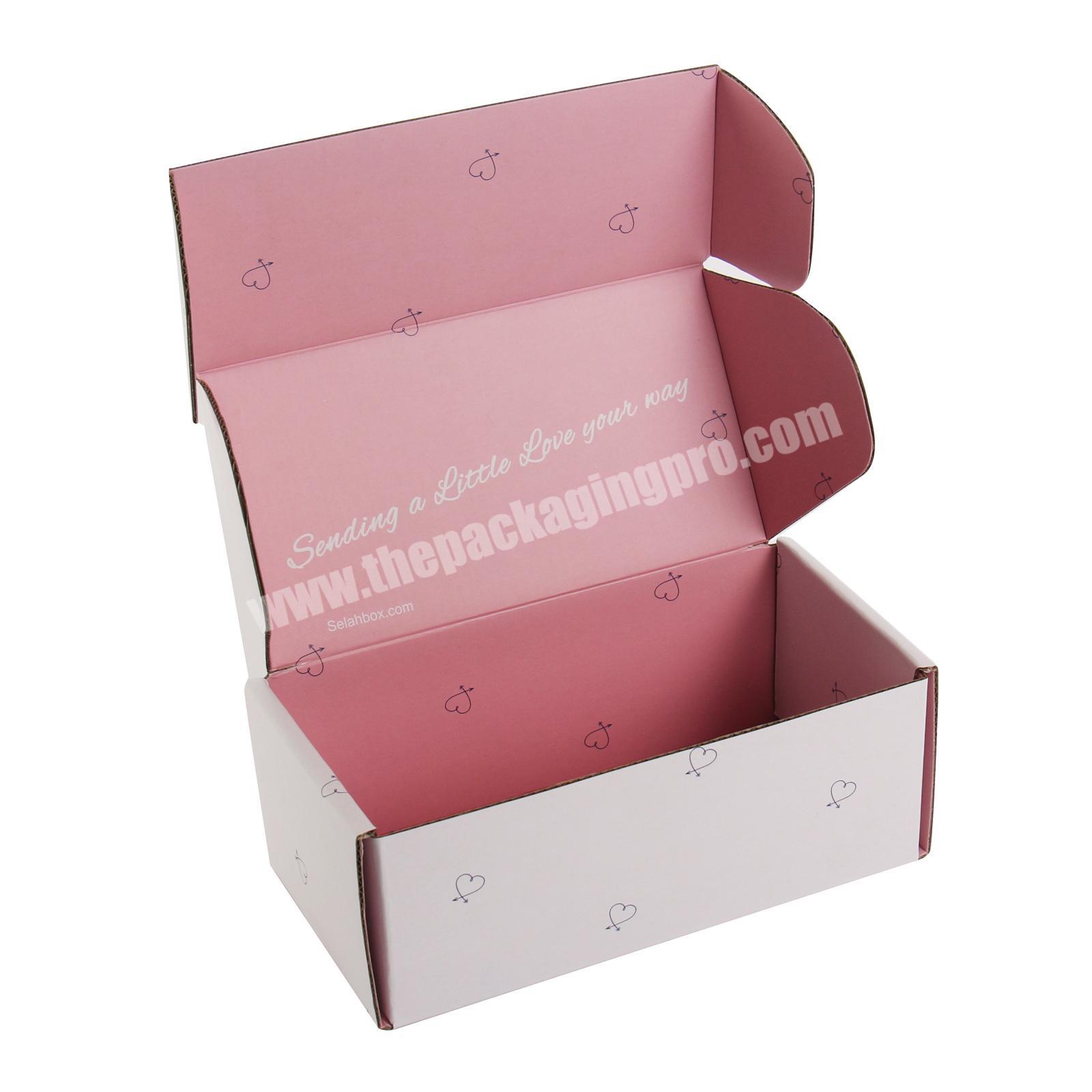 Wholesale Factory Custom Corrugated Paper E-commerce Box Recycled Colored Gift Boxes Shipping Mailer Boxes