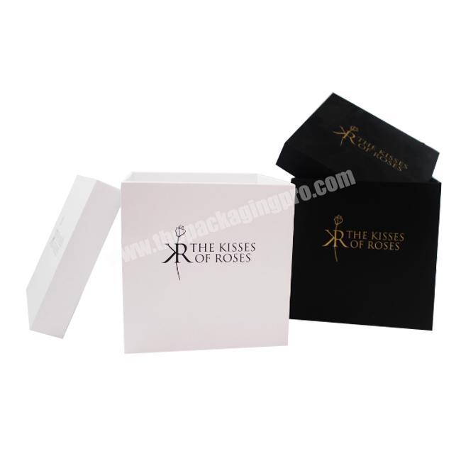 Wholesale Luxury Beautiful Rectangle Shape Cardboard Rose Boxes