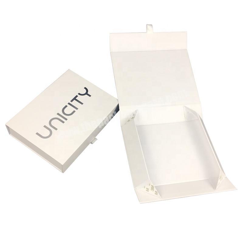 Wholesale Luxury Fold Box Logo Custom Packaging Foldable Magnetic Gift Box Clothing Foldable Boxes