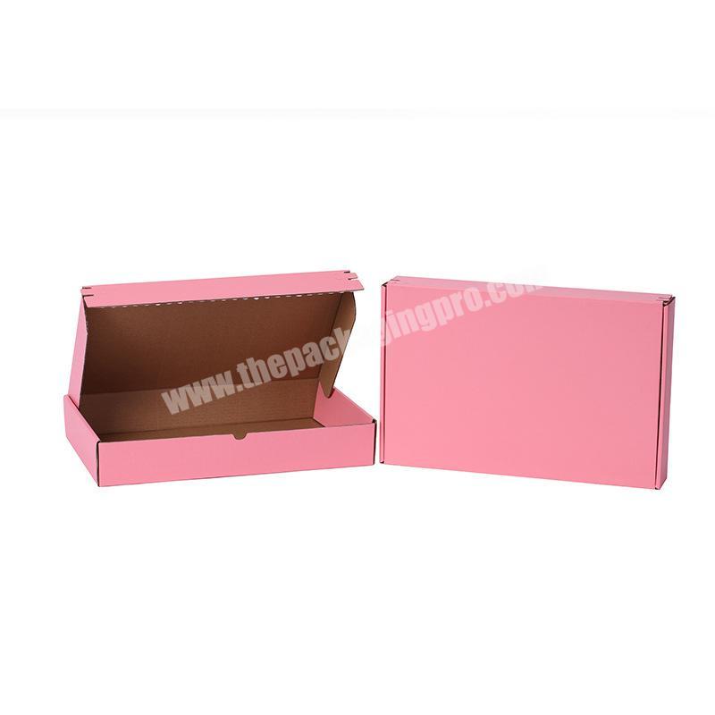 Free Design Custom Logo Pink Sturdy makeup Cosmetic Set Storage Skincare Oil Bottle  Mailling Corrugated Packaging Boxes