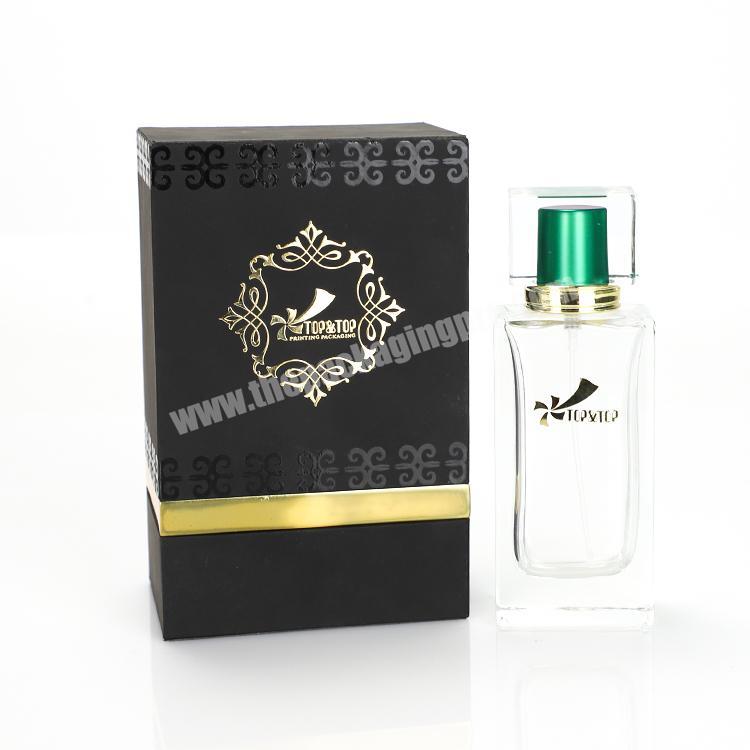 Wholesale custom logo elegant cosmetic skincare gift shipping box packaging  perfume bottle with box packaging wholesaler
