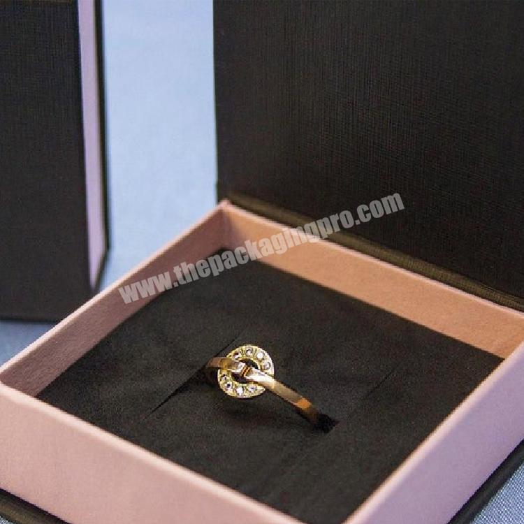 Wholesale custom logo gift jewelry wedding bracelet ring necklace earring box