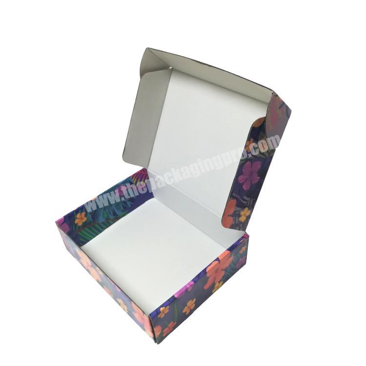 Wholesale custom print mailer shipping corrugated carton box making machine corrugated gift boxes