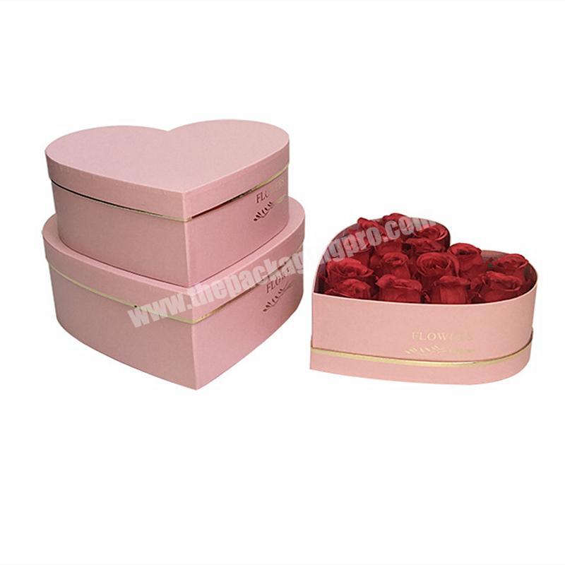 Wholesale exquisite lip and base customized logo and color flower gift box