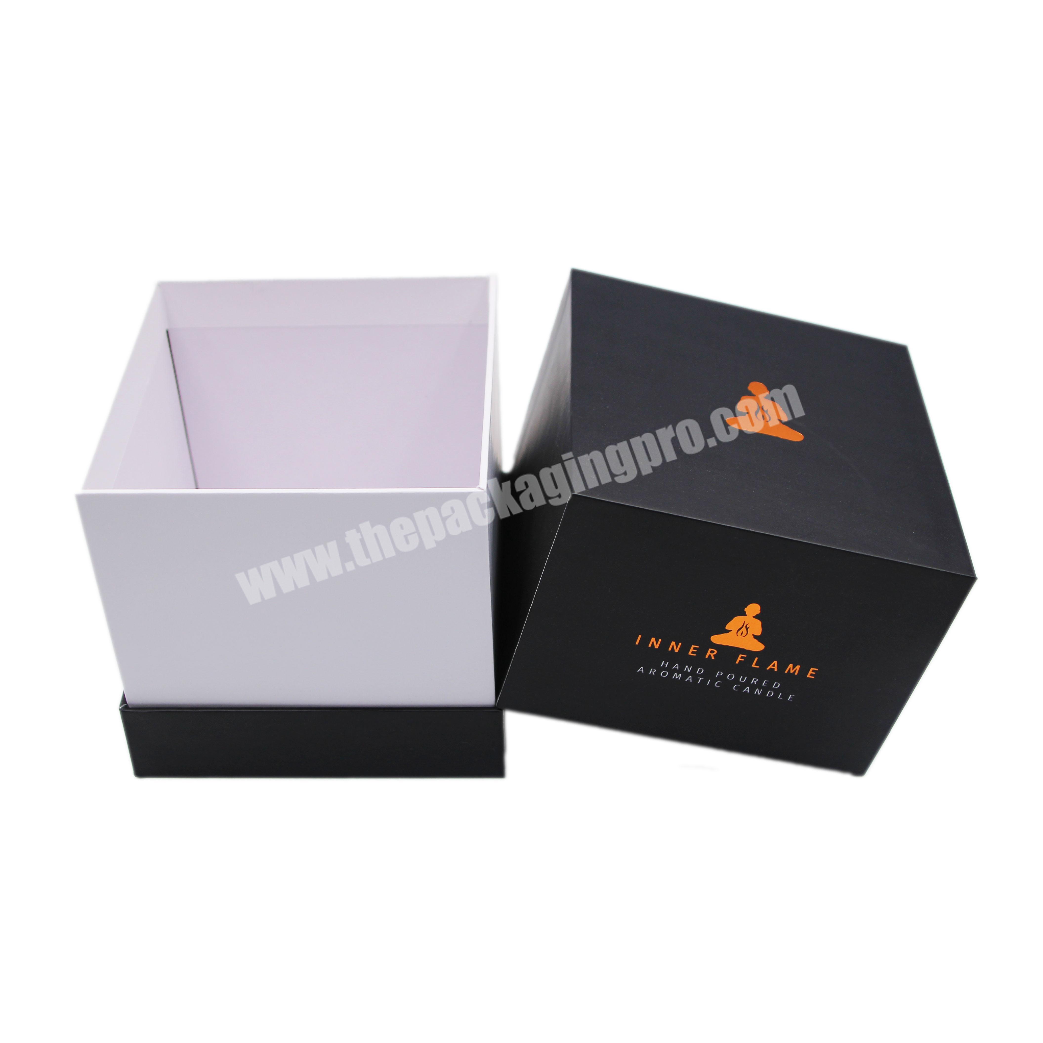 Wholesale gift box For Candle Luxury Custom Wedding Ribbon Hard Packaging Gift Box