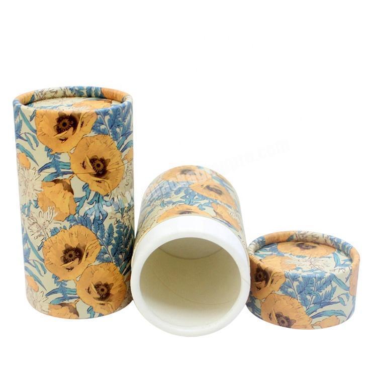 Wholesaler Custom Size and Design Small Paper Tube Cardboard Material Flower Printing Round Cylinder Box