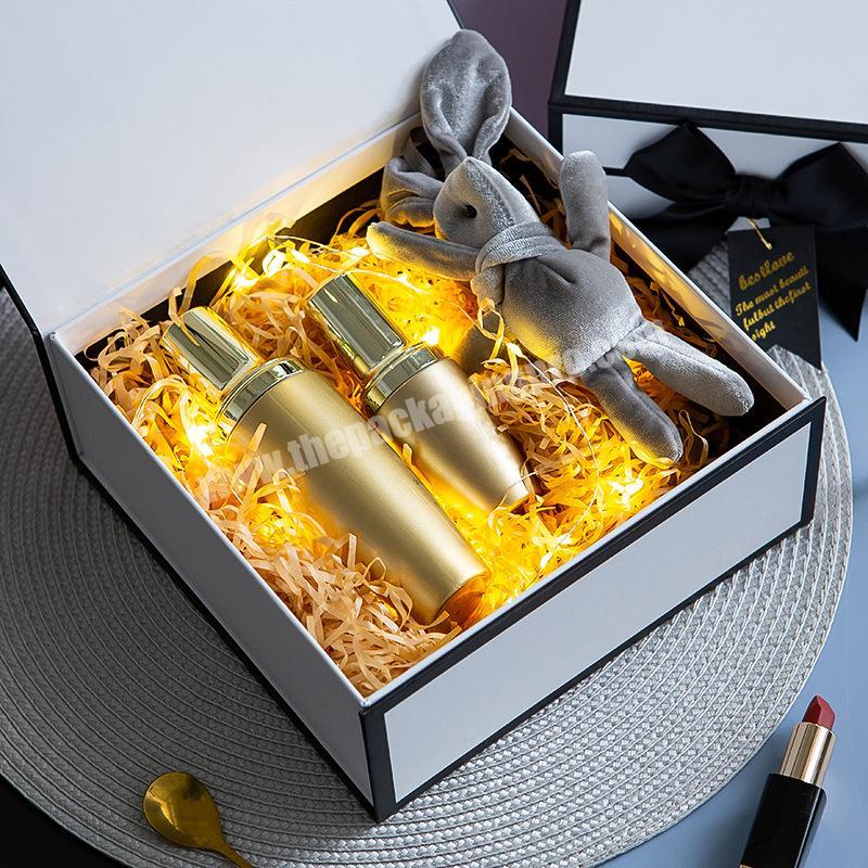 Wholesales Custom High Quality Rigid Foldable Cardboard Gift Luxury Cosmetic Box Cosmetic Packaging Custom Cosmetic Gift Box