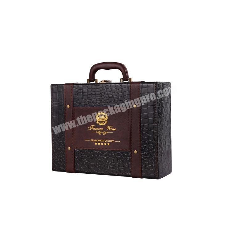 Wood wine box with hinged lid wood wine gift box jewelry packaging box
