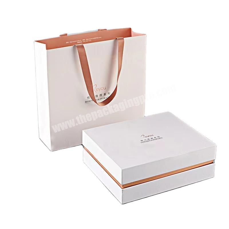 advanced customization logo  luxury   Lid & bottom packing box rigid gift packaging boxes