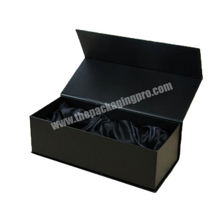 black book boxes custom logo packaging cardboard box elegant gift box with insert magnet