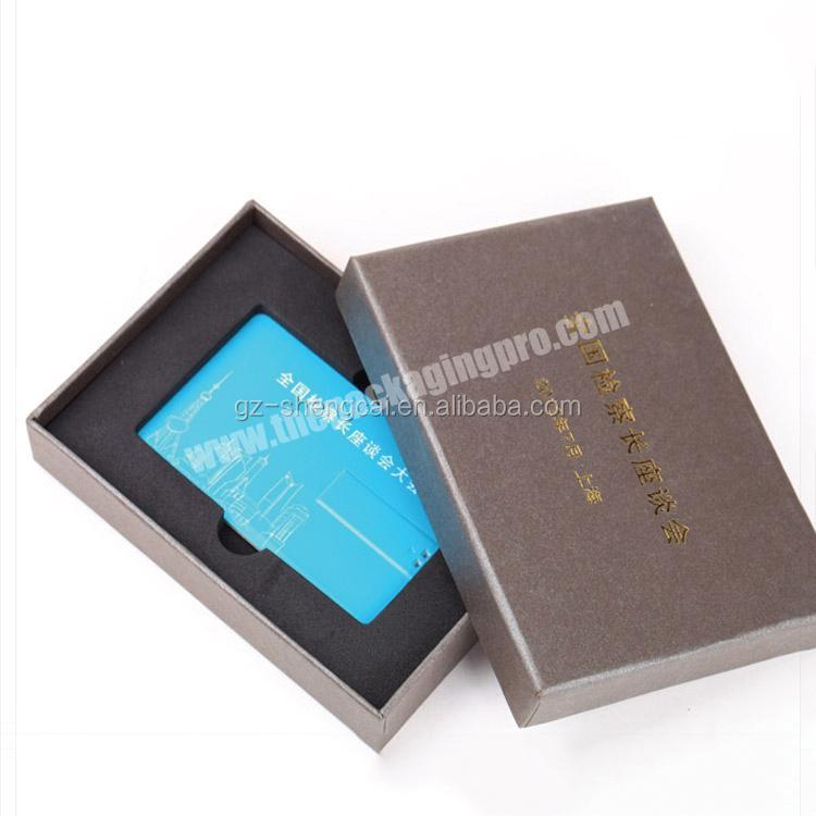 cardboard decorative paper boxes with tray holder for gift card packaging