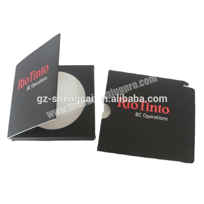 cheap paper packaging box and sleeve for CD cards