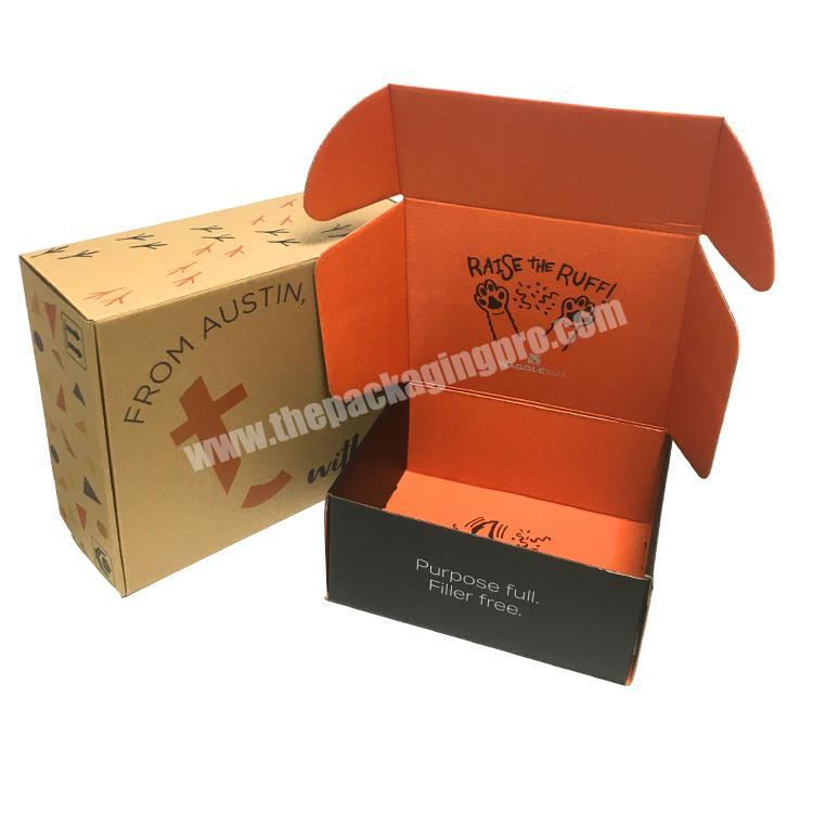 corrugated paper mailing packaging  boxes custom design shipping mailer box with logo