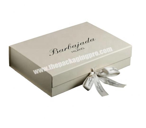 Custom logo Magnetic Collapsible Closure Flat Folding Packaging hard paper folding gift box