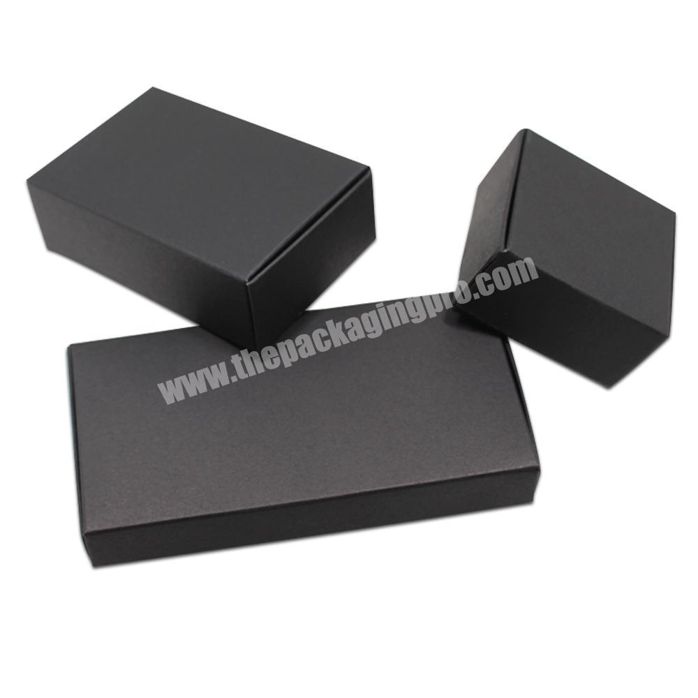custom black art paper false eyelash box packaging bulk