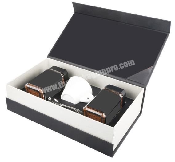 custom coffee bean and tea set gift packaging box