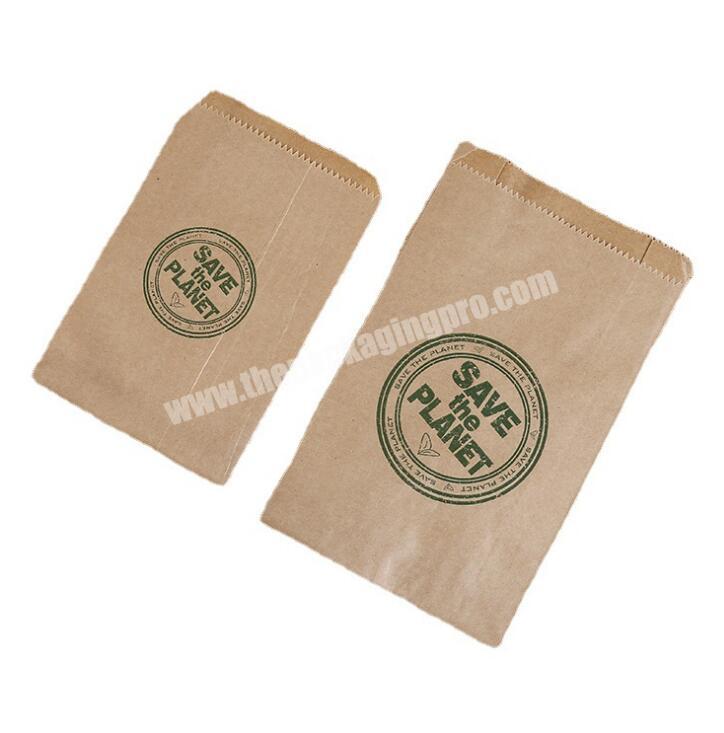 custom kraft paper oil-proof packaging paper bag takeaway bag storage packing bag